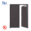 Fireproof double leaf steel fire rated door for warehouse and commercial building